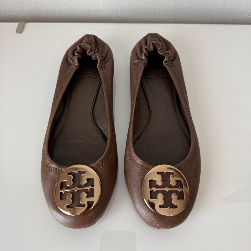 Tory Burch Ballet Flats Brown